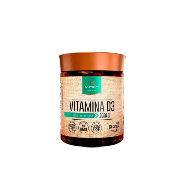 Vitamina D3 120 Cáps - Nutrify