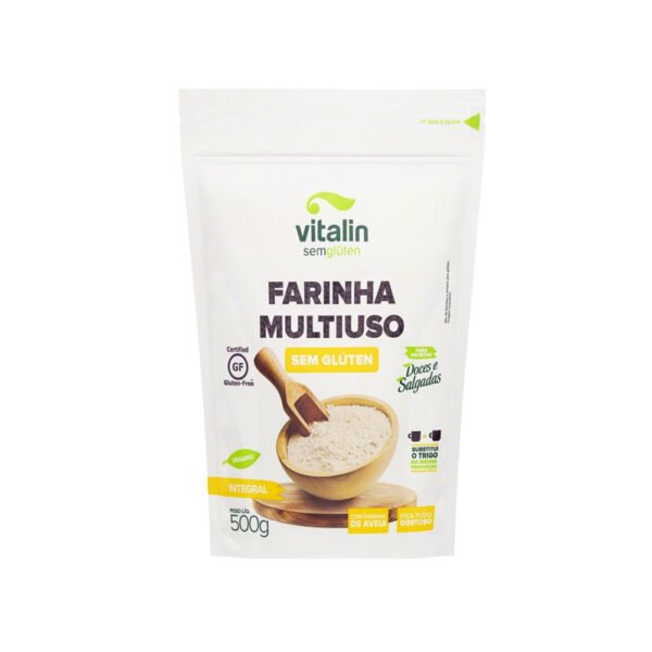 Farinha Multiuso Integral 500g - Vitalin