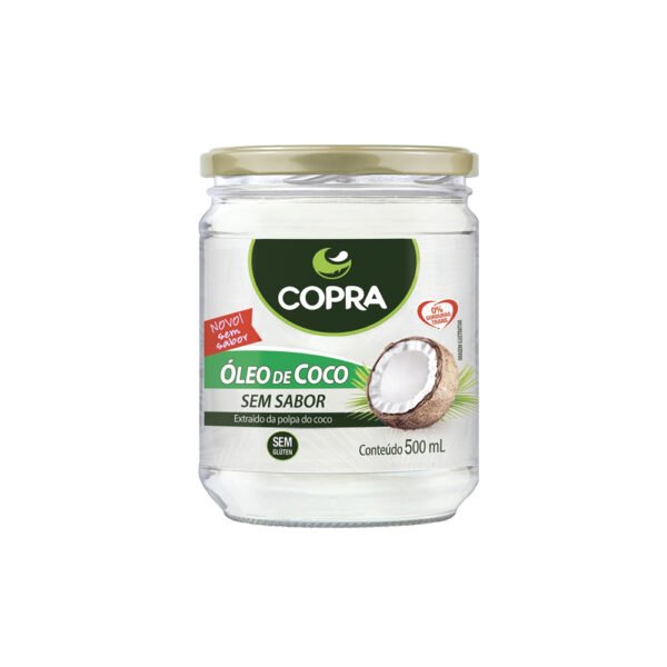 Oleo De Coco Sem Sabor  500 Ml - Copra