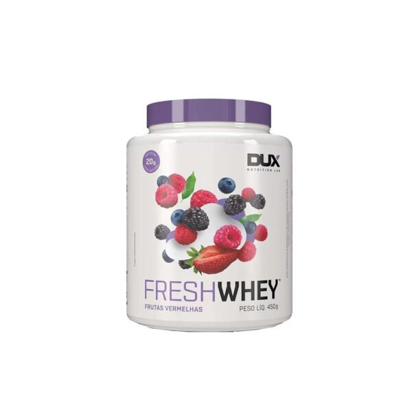 Fresh Whey Frutas Vermelhas Pote 450g - Dux Nutrition