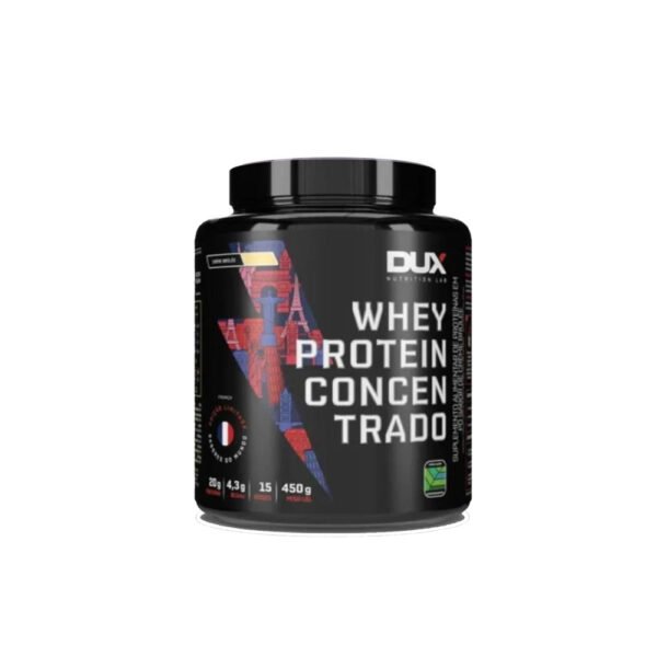 Whey Protein Concentrado Creme de Brulee Pote 450g - Dux Nutrition