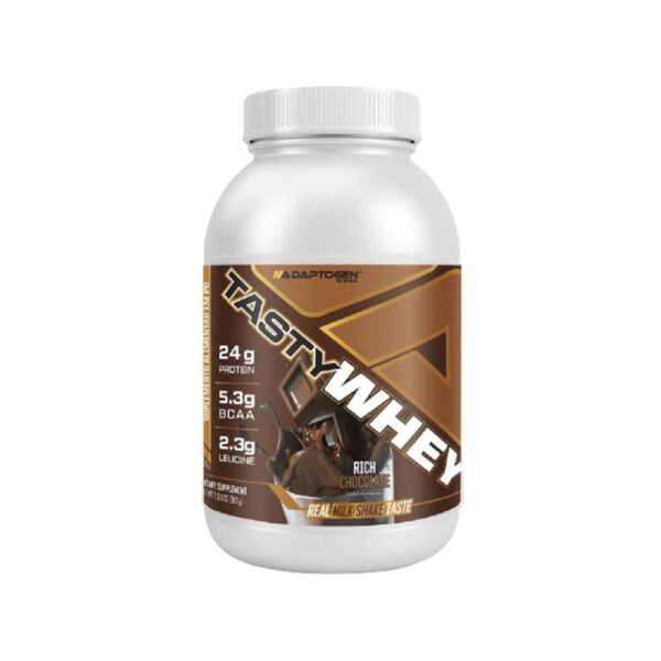 Tasty Whey Rich Chocolate 900g - Adaptogen Science