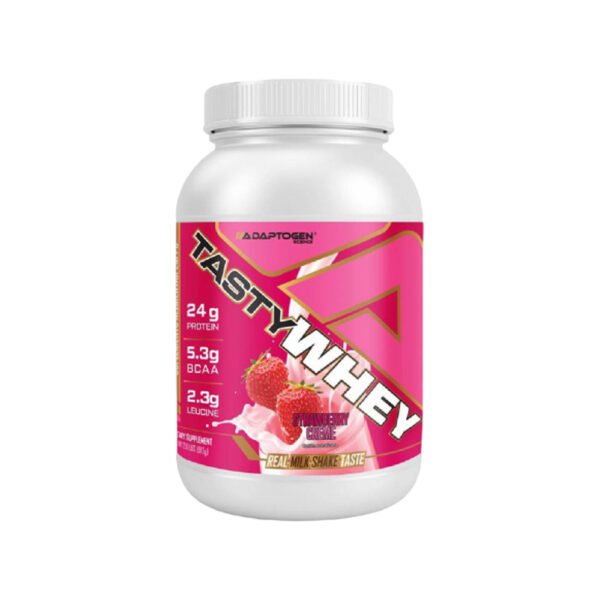 Tasty Whey Strawberry cream 900g - Adaptogen Science