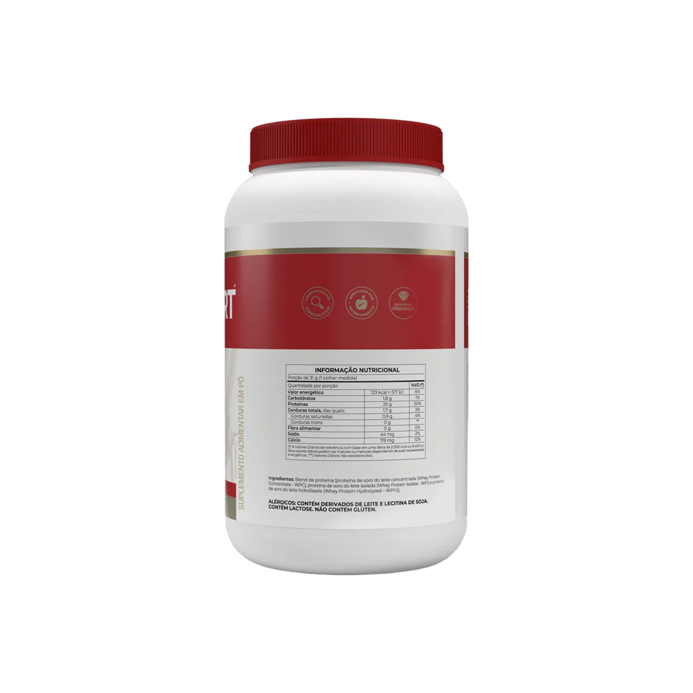 Whey Fort 3W 900g Neutro Vitafor Produtos Naturais E Suplementos