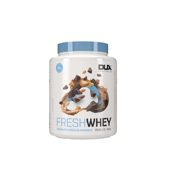 Fresh Whey Chocolate e Pasta de amendoim Pote 450g - Dux Nutrition