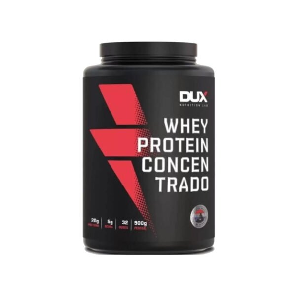 Whey Protein Concentrado Banana Pote 900g - Dux Nutrition