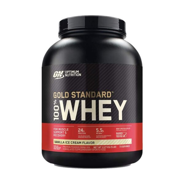 100% Whey Gold Standard 5 lbs (2273g) Baunilha - Optimum Nutrition
