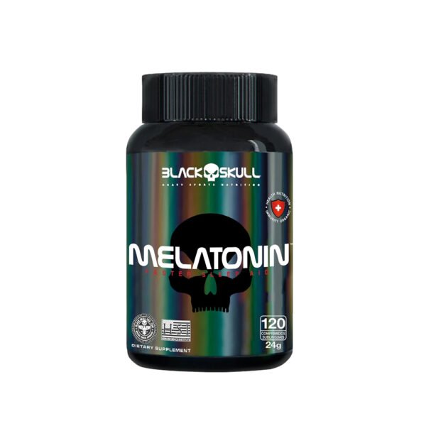 Melatonina Sublingual Tabletes 120 - Black Skull