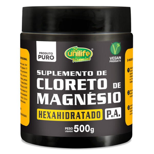 Cloreto de Magnésio PA 500g - Unilife