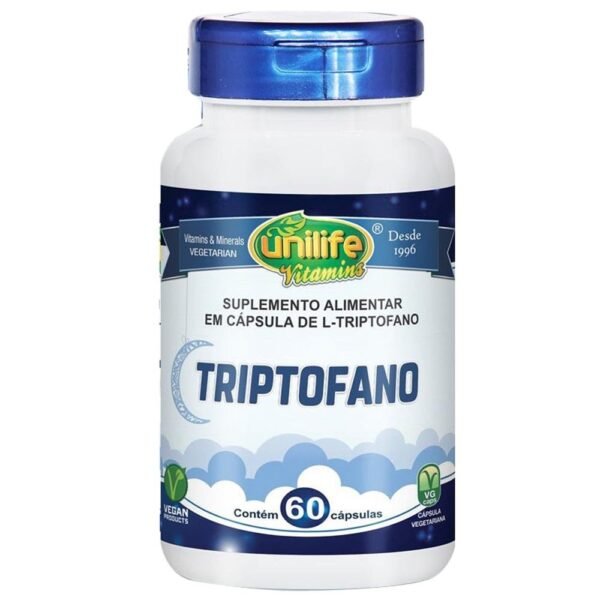 Triptofano 300mg 60caps - Unilife