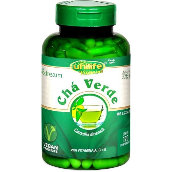 Chá Verde 400mg 120 Comprimidos - Unilife
