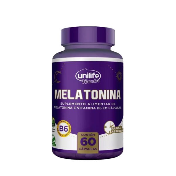 Melatonina 350mg 60 Caps - Unilife
