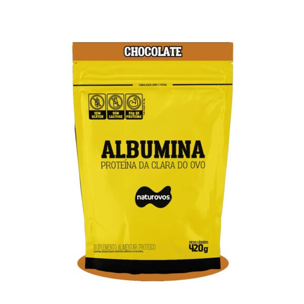 Albumina  Chocolate 420g - Naturovos