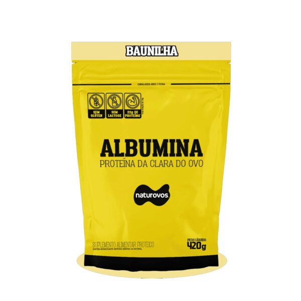Albumina  Baunilha 420g - Naturovos