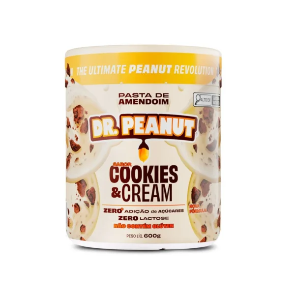 Pasta de Amendoim Cookies e Cream 600g - Dr Peanut