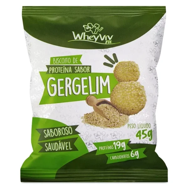 Biscoito de Gergelim 45g- WheyViv Fit