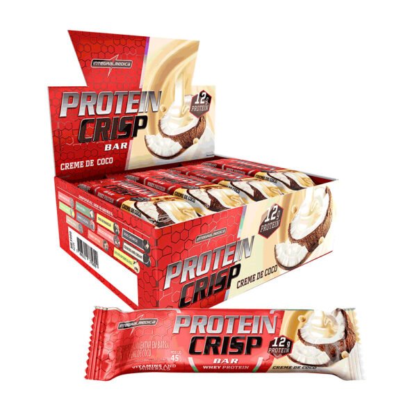 Protein Crisp Bar Creme de Coco 45g - Integralmédica CX