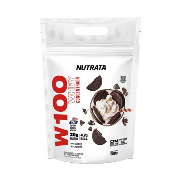Whey 100% Refil Cookies 900g - Nutrata