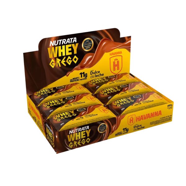 Whey Grego Bar Doce de Leite Havanna - Nutrata