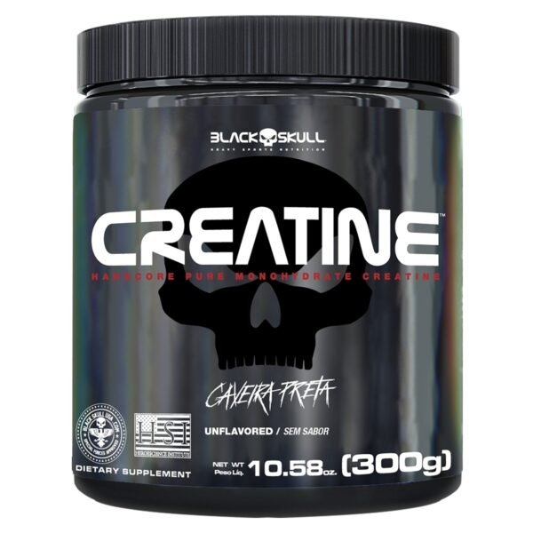 Creatine Caveira Preta  300g - Black Skull