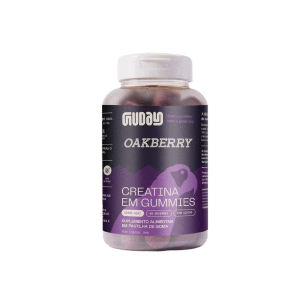Creatina 60 gomas sabor Oakberry(Açaí) - Guday