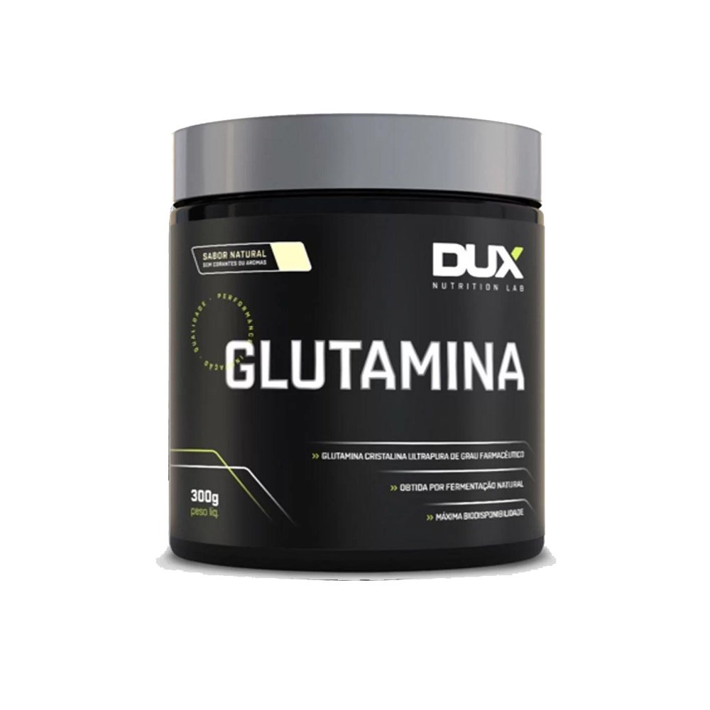 15140370743-glutamina-pote-300g.jpg Glutamina Pote 300g - Dux Nutrition - Imagem 1