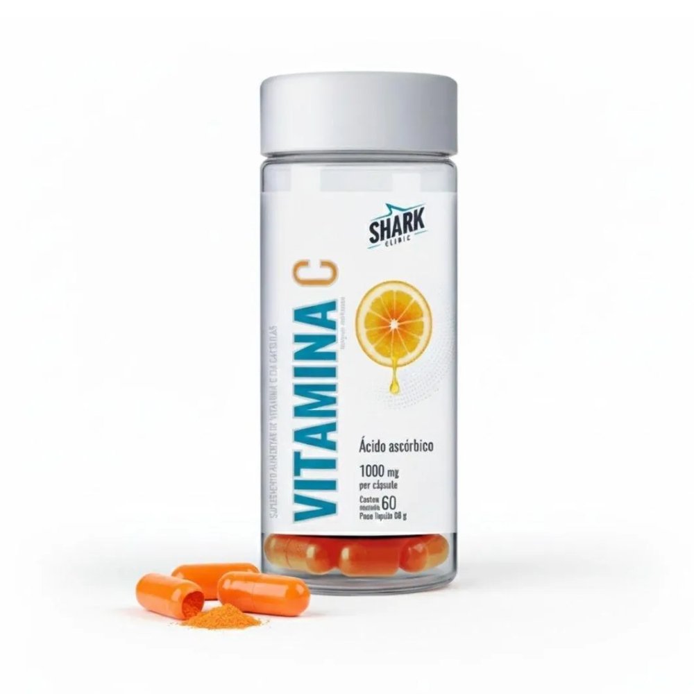 15485554083-4626i1-2.jpg Vitamina C 1000mg 60 Caps Linha Clinic - Sharkpro Suplementos - Imagem 1