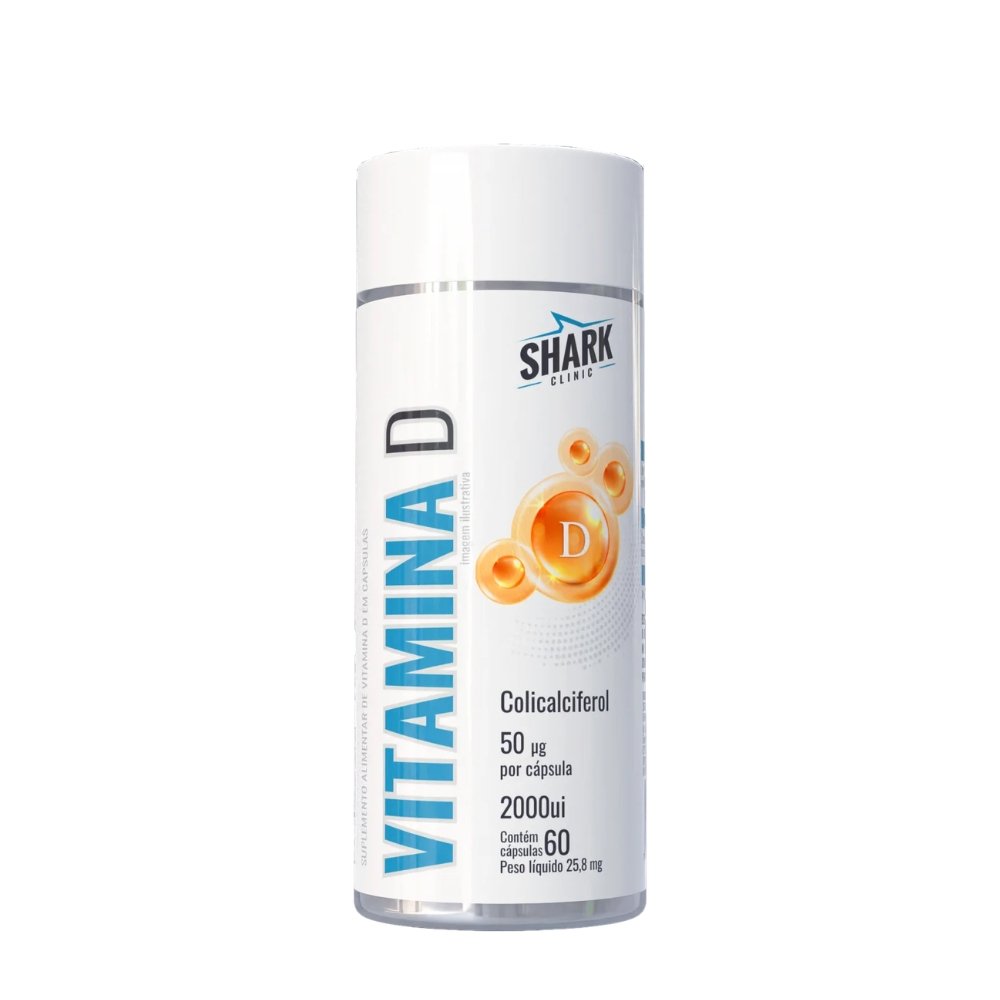 15485578063-4628i1.jpg Vitamina D 60 Caps Linha Clinic - Sharkpro Suplementos - Imagem 1