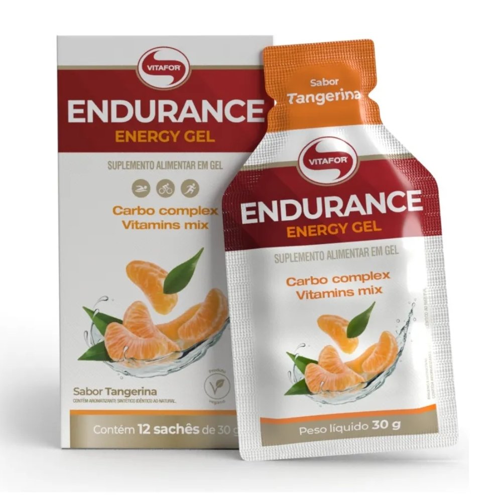 15492403221-4668i1-1.jpg Energy Gel 12 Sache 30g Tangerina - Vitafor - Imagem 1