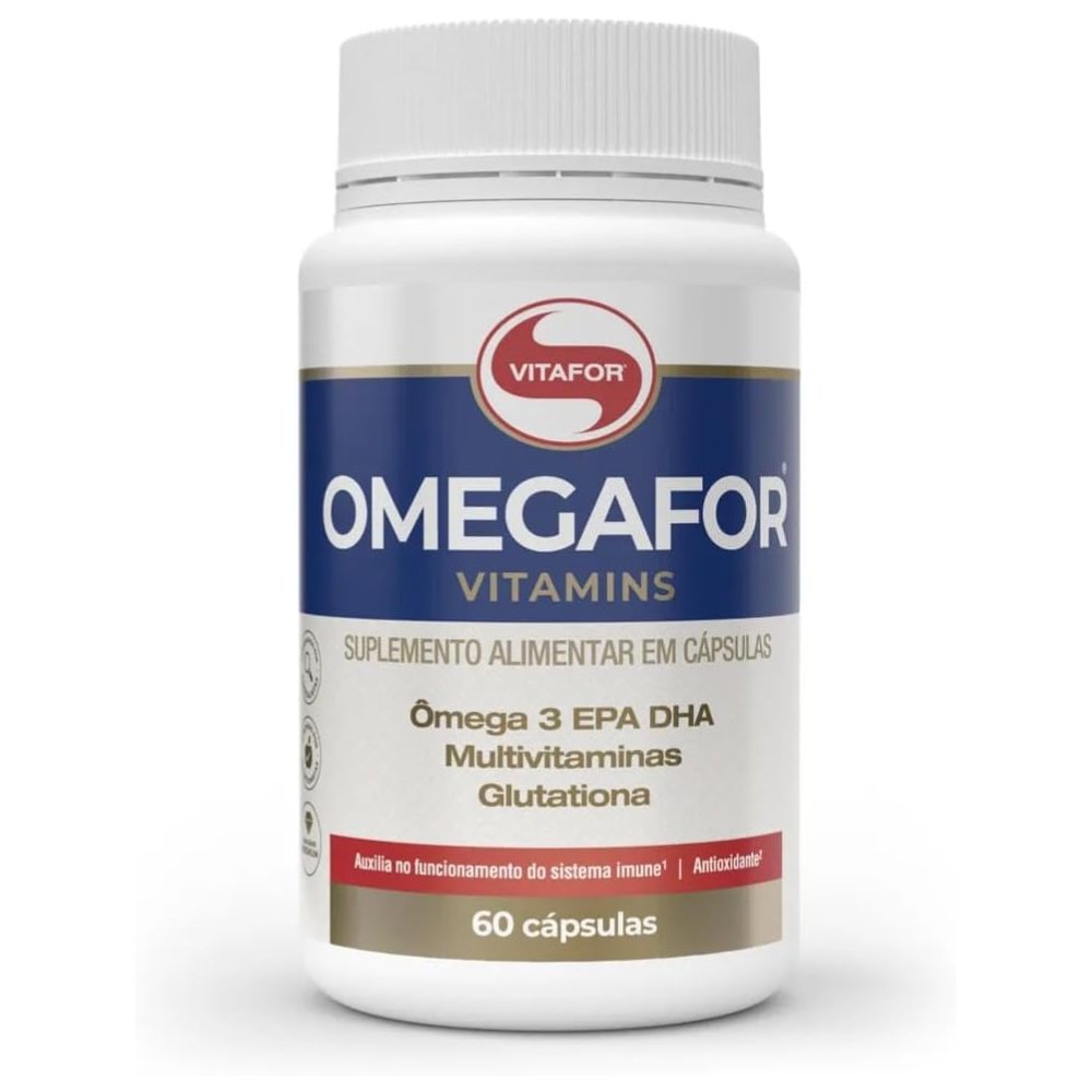15492438465-4670i1.jpg Omegafor Vitamins 60 Capsulas 1000mg - Vitafor - Imagem 1
