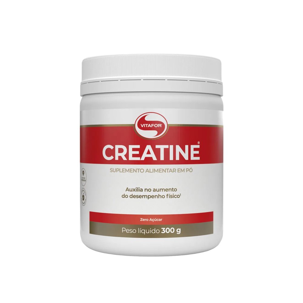 15186395708-creatina-300g.jpg Creatina Pote 300g - Vitafor - Imagem 1