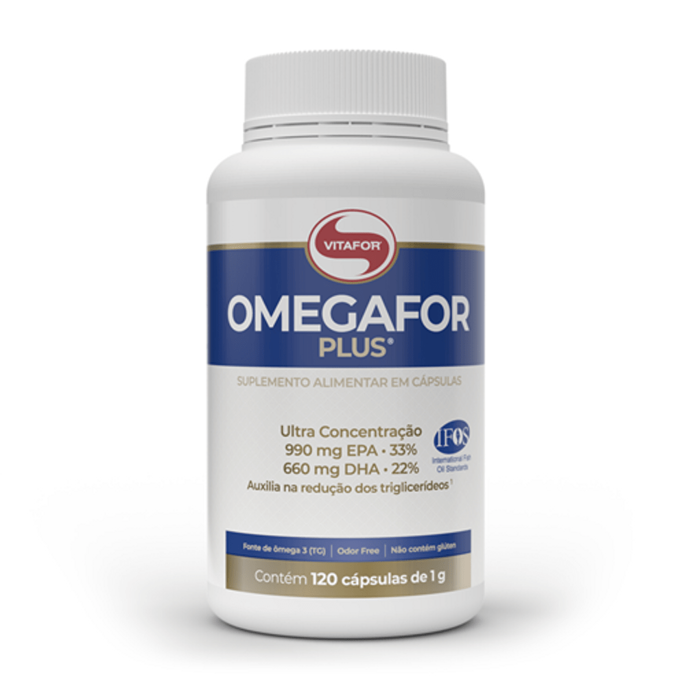 15203562734-omegafor-plus-vitafor-120-caps.png Omegafor Plus 120 Caps - Vitafor - Imagem 1