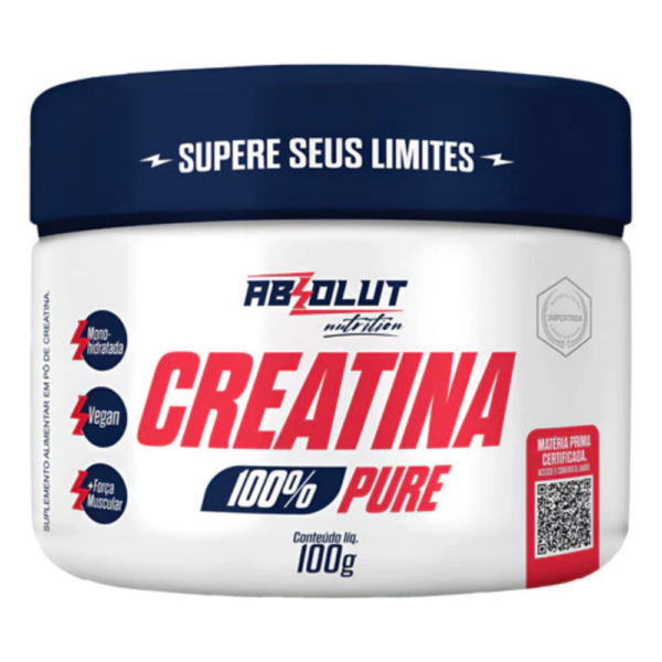Creatina 100% Pura 100g - Absolut