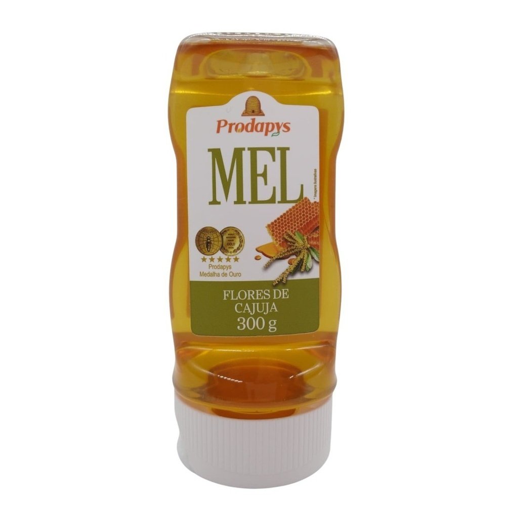 15589403110-mel-prodapys-1000x1000-1.jpg Mel Flores de Cajuja Bisnaga 300g - Prodapys - Imagem 1